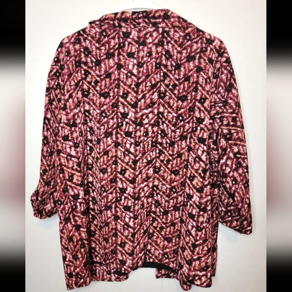Women's Top 2XL (18w-20W) Red and Black - Picture 4 of 8